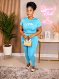 Aqua blue set