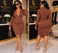 Mocha Boss Blazer Dress